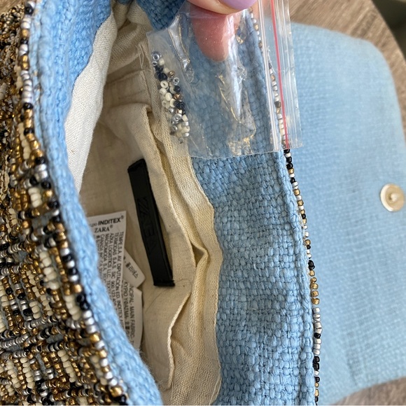 Zara beaded crossbody bag NWOT - Picture 4 of 6